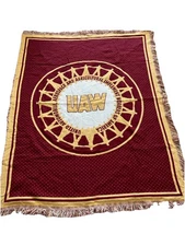 The Northwest Company Vintage UAW Tapestry Throw Blanket Automobile Aerospace