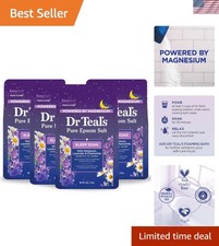 Essential Oil Infused Epsom Salt Sleep Soak - Lavender  Chamomile 4 Pack, 48 oz