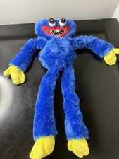 Poppy Playtime Blue Huggy Wuggy Plush Monster Doll 16  