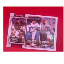 Topps 2026 Series 1 Paul Skenes Yamamoto Sanchez League Leaders #203 Baseball