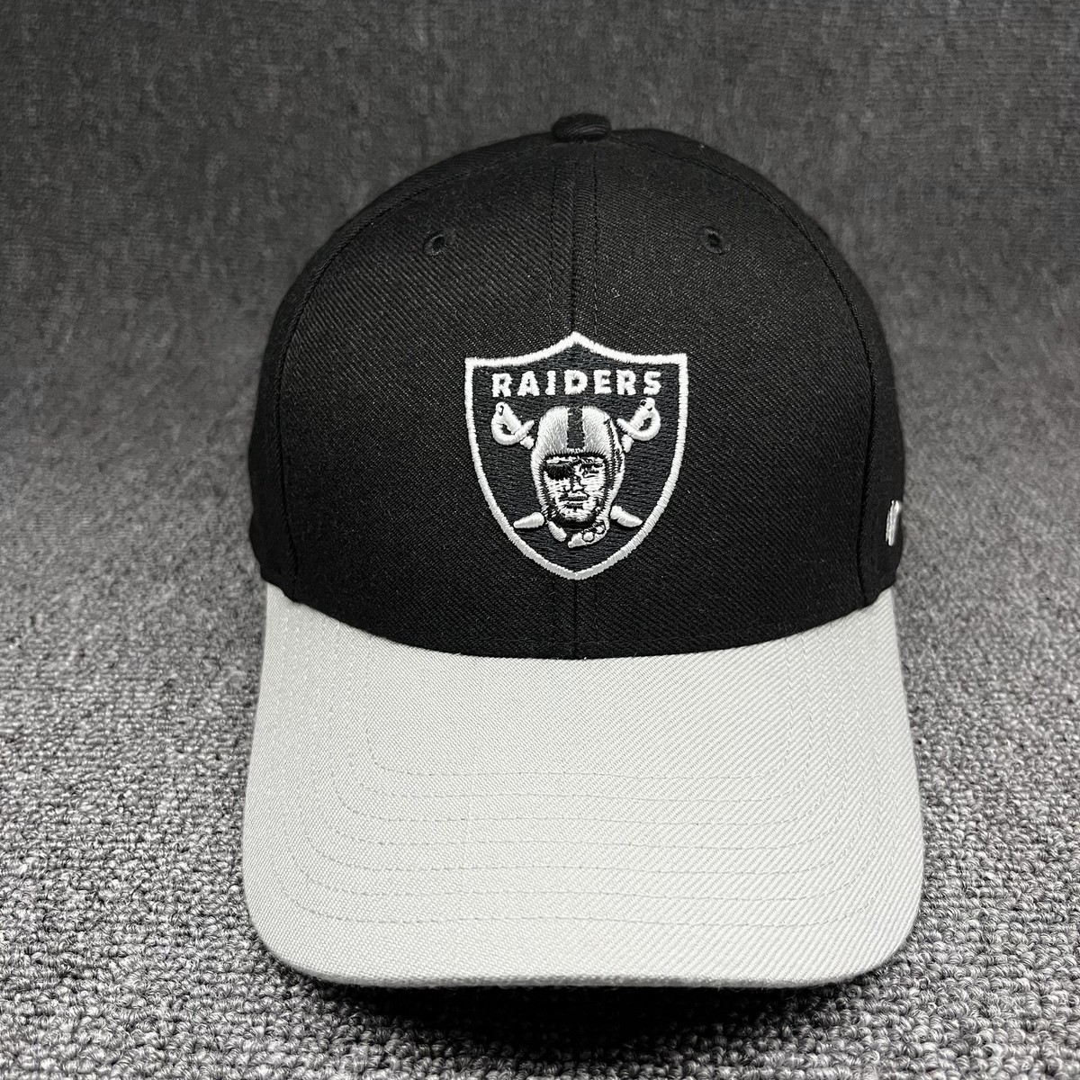 New '47 Las Vegas Raiders Clean Up Adjustable Hat Black/Gray Cap