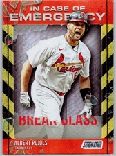 2025 Stadium Club In Case of Emergency #ICE-6 Albert Pujols St. Louis Cardinals