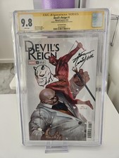 Devil’s Reign 1 CGC 9.8 Inhyuk Lee Variant Cover Signed Sketch Kingpin Daredevil