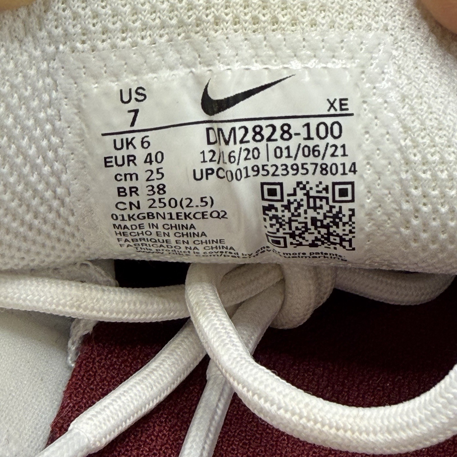 Authentic Nike React Vision White Red Orange UK 6… - image 6