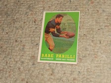 1958 Topps Babe Parilli Football Card #118 - Green Bay Packers - Beauty!!!