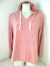 Free Fly Hoodie Womens Medium Bamboo Slub Pullover Lightweight Kangaroo Pocket