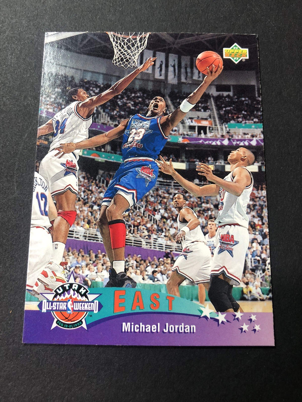 1992-93 Upper Deck MICHAEL JORDAN All Star Card 425 Chicago Bulls HOF