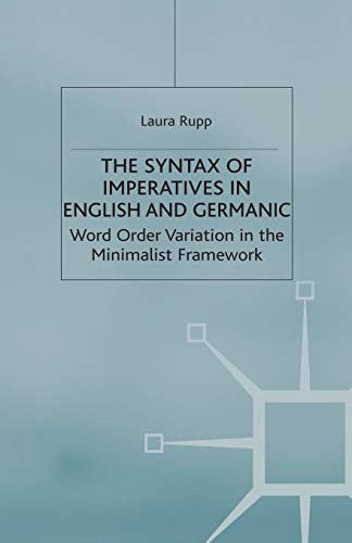 Palgrave Macmillan The Syntax Of Imperatives In English And Germanic - Image 2