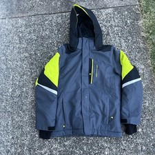 Obermeyer Multicolor Jacket Full Zip Hooded Teen Boys L 14-16 