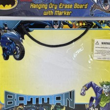 Batman Hanging Dry Erase Board With Marker Joker DC Comics Boy Bedroom Decor