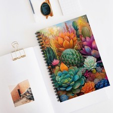 Cacti  Succulents Watercolor Notebook