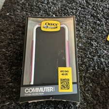 Otter Box Commuter - HTC EVO 4G LTE NEW OPEN BOX Raspberry colored PINK/white