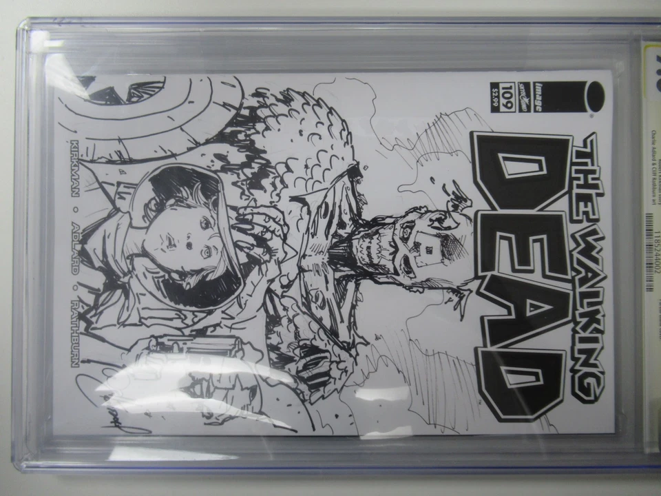2013 Image Walking Dead #109 CGC SS 9.8 Signed Sketched Will Conrad - Image 3 of 4