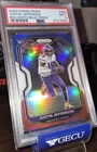 2020 Prizm Justin Jefferson RC Red White and Blue #398 Vikings PSA 9