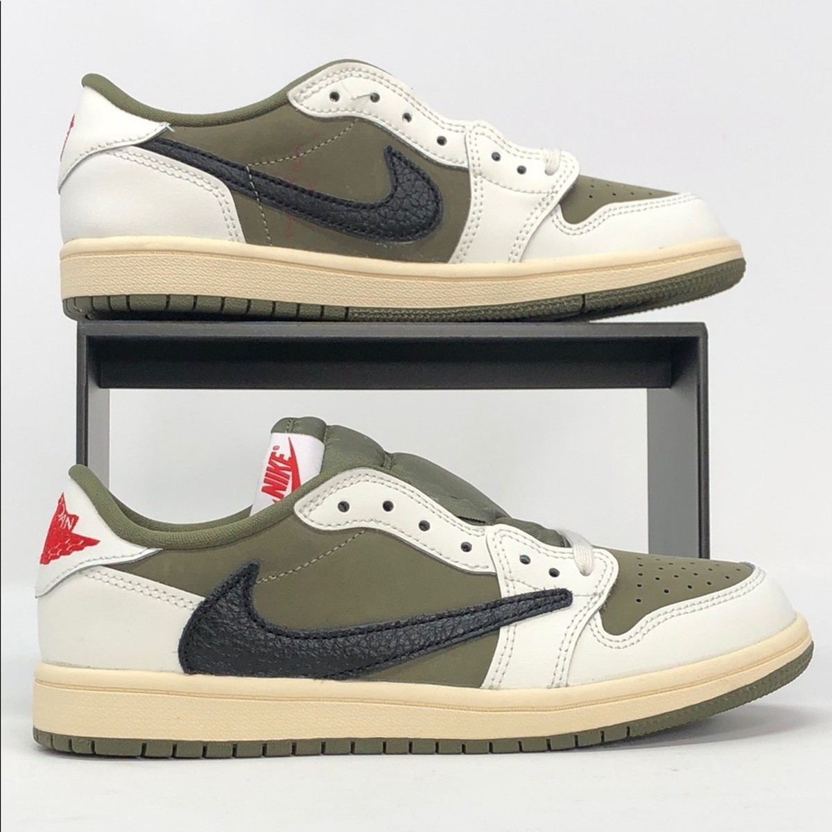 Air Jordan 1 Retro Low x Travis Scott (PS) Medium Olive  display picture 2