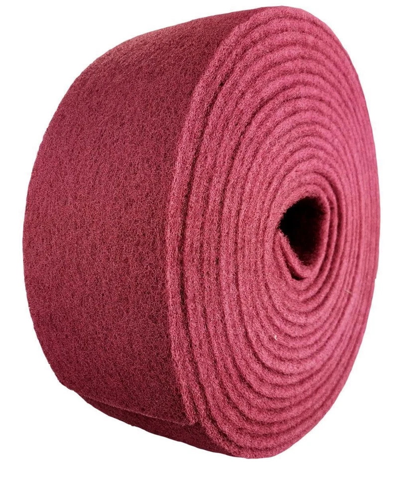 ALEX FLITTNER DESIGNS Schleifvlies rot 3m Schleifmatte Pad P400 Anschleifen Autolack