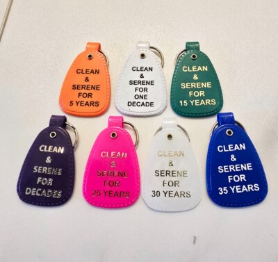 Narcotics Anonymous -  BULK CUSTOM ORDER NA YEARS CLEAN KEY T AGS