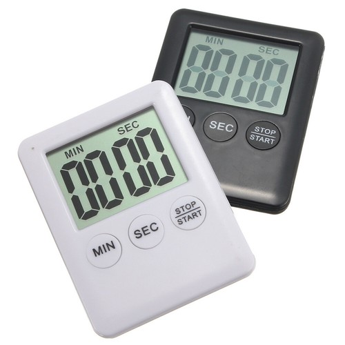 Large LCD Kitchen Cooking Digital Timer Count Down Up Clock Loud Alarm Magnetic - Picture 8 of 16
