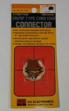 5 Position Crimp Type Card Edge Connector GC Electronics 41-175