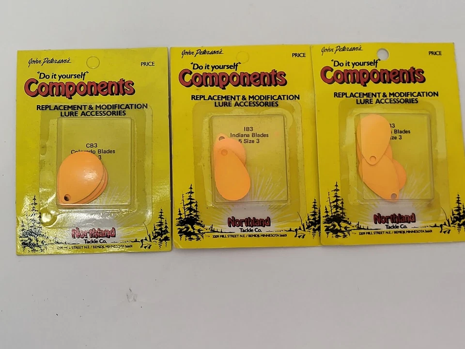 10 paquetes de aparejos de pesca Northland hoja giratoria Walleye trucha lubina cebo vivo Foto 4 de 4