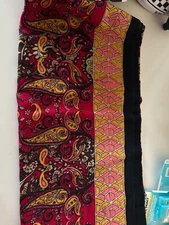 DANA XU 100% Pure  Wool Large Scarf / Pashmina Shawl 96.5" x 43.3" Multicolor