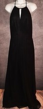Prom/Formal/Mother's Gown NWOT Black, Keyhole Neck, Chiffon Bill Levkoff Size 10