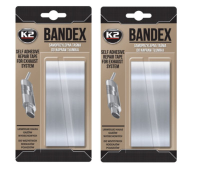 2x Auto-Auspuff-Reparaturbandage Auspuff-Reparaturband Bandage Reparatur Bandex