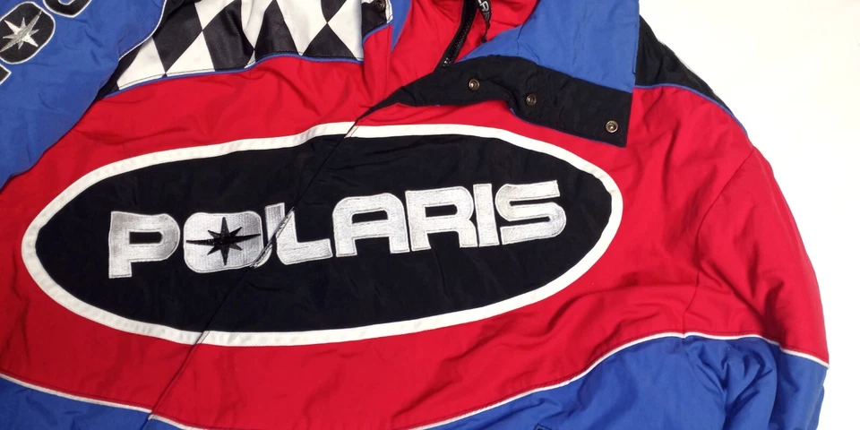 Chaqueta de moto de nieve vintage Polaris Dupont Thermolite + aislamiento Foto 4 de 4