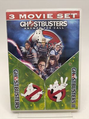 Ghostbusters: 3 Movie Collection (DVD, 2017, 3-Disc Set, Canadian)