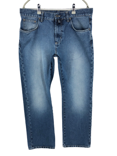 Pantalons en denim pour hommes : jambe étroite, jambe droite Pantalons en denim pour hommes : jambe étroite, jambe droite