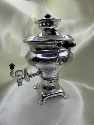 Vintage Miniatur Sowjetzeit Samowar 12 cm Aluminium UdSSR Sowjetischer Teekessel - Bild 4 von 8