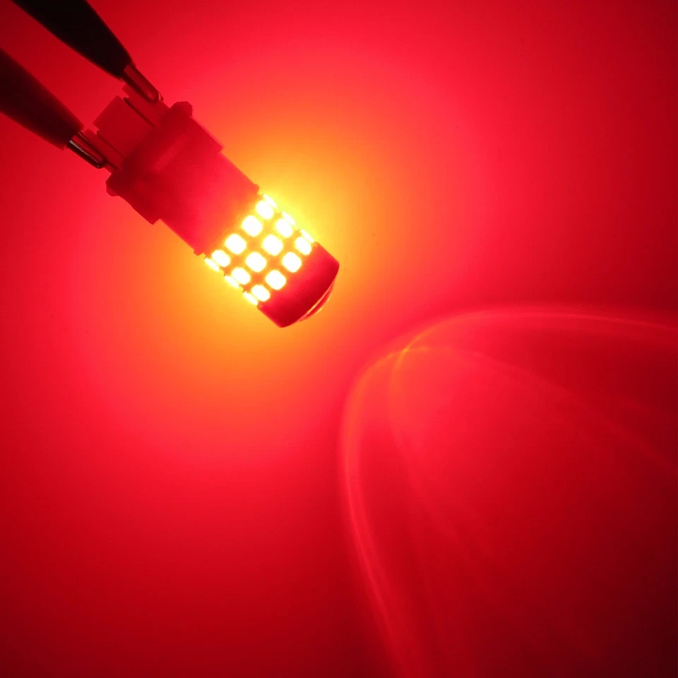 Luz de señal de giro de freno Allá Lighting 7443 7440 bombilla LED roja para Mazda CX-3 CX-5 Foto 2 de 4