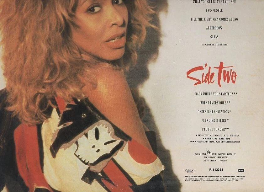 Tina Turner - Break  Every Rule Vinyl LP - Image 4 of 4