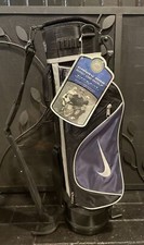 NWT Nike Birdie Blue Youth Carry Bag Golf Stand 3 LBS 26  New 3-Way Divider