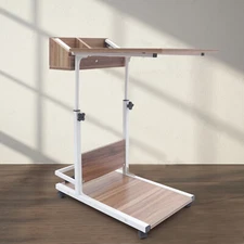 Coffee Tray C Table Couch Table Adjustable Height Bed Side Table With Wheels USA