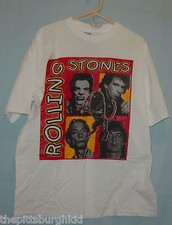 RARE VINTAGE ROLLING STONES 1998 BRIDGES TO BABYLON TOUR T SHIRT XL