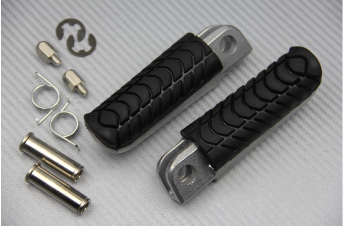 Repose-pieds avant argentés pour KAWASAKI ZX6R 2019-2023 ZX636G Comfort 2