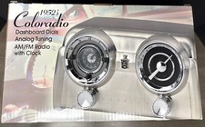 Vintage CROSLEY CR52-BC COLORADIO AM/FM  Side Mount Cassette Silver NIB
