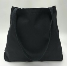 Reusable Shopping Bags Foldable Canvas 100 Cotton MADE IN USA Black Tote Bag Lot