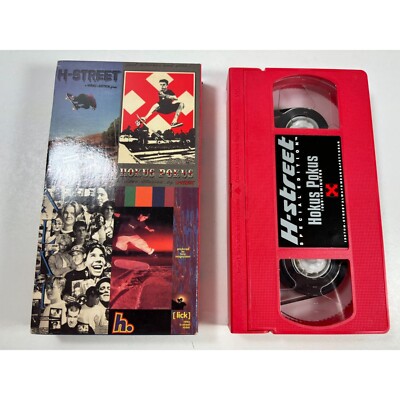 H-Street Special Edition Hokus Pokus Red VHS Tape 1989