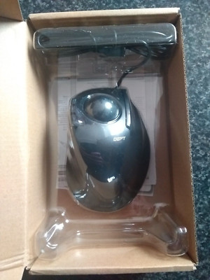 ELECOM DEFT M-DT2URBK Trackball Maus, Fingersteuerung, 8 Tasten, kabelgebunden - NEU