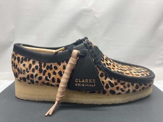 Clarks Wallabee, Women's Various Sizes, Leopard Print Clarks Wallabee, Women's Various Sizes, Leopard Print