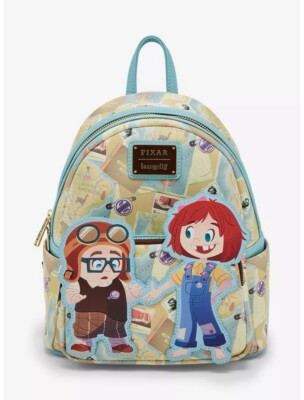 carl and ellie mini backpack Loungefly Disney Pixar Up Young Carl & Ellie Adventure Mini Backpack New  Sealed