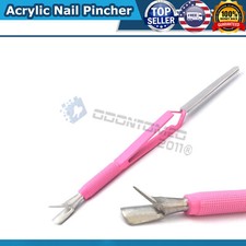 PROFESSIONAL Acrylic Nail Pincher Pinching Pinch Clamp Tool Art C Curve Pink ODM