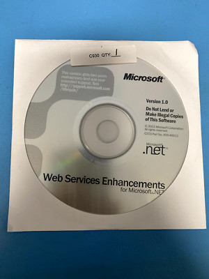 Microsoft Web Services Enhancements for Microsoft.Net Version 1 CD