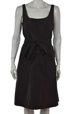 NEW Ann Taylor Dress Size 6 Brown Sheath Sleeveless Knee Length Casual NWT