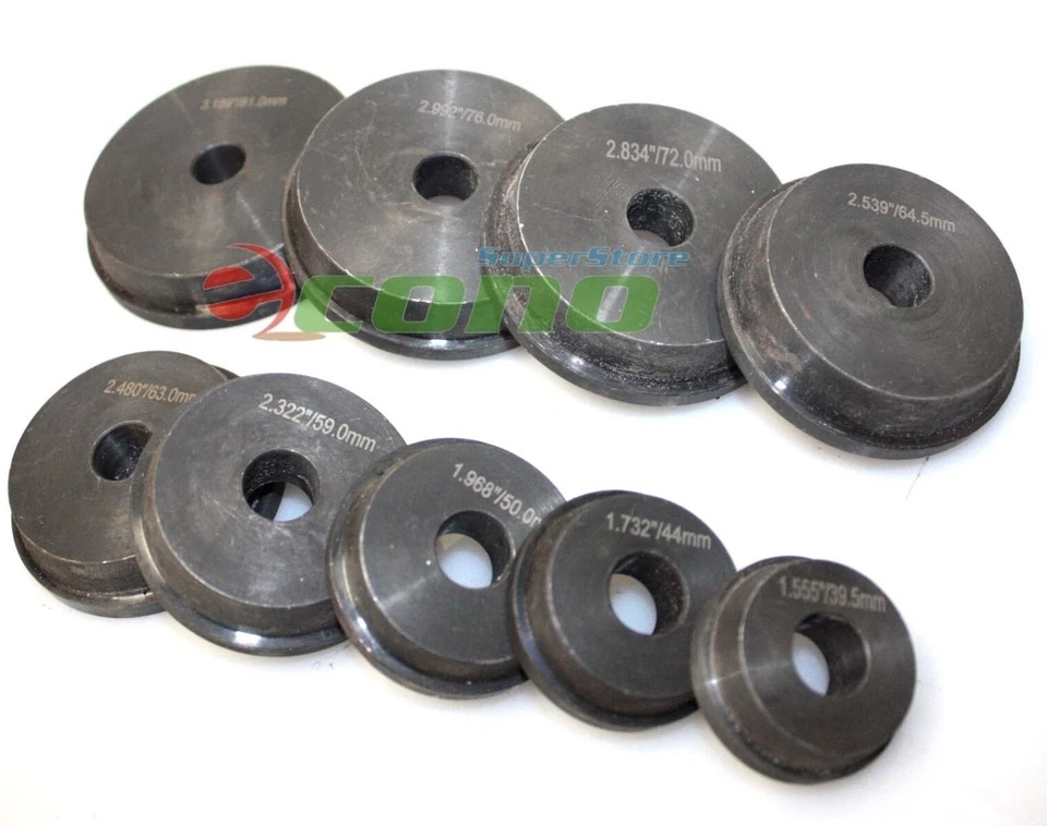 9pc Master Auto Axle Bushing Bearing Race & Seal Install Driver Metal Steel - Image 2 of 4