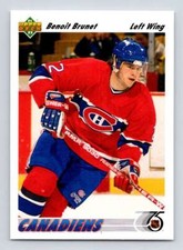 1991-92 Upper Deck #469 Benoit Brunet  RC Rookie 