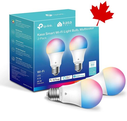 Multicolour Smart WiFi Bulbs - 2-Pack, Alexa & Google Home Compatible, Full C... - Picture 1 of 9