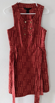 MARC by MARC JACOBS Red Dress with Gold/Silver Buttons Size 6 Mod | eBay MARC by MARC JACOBS Red Dress with Gold/Silver Buttons Size 6 Mod | eBay